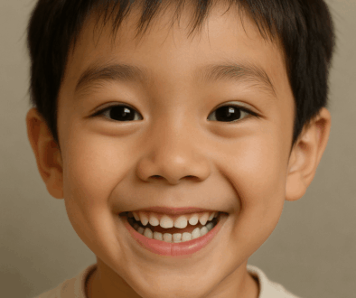 少年　笑顔